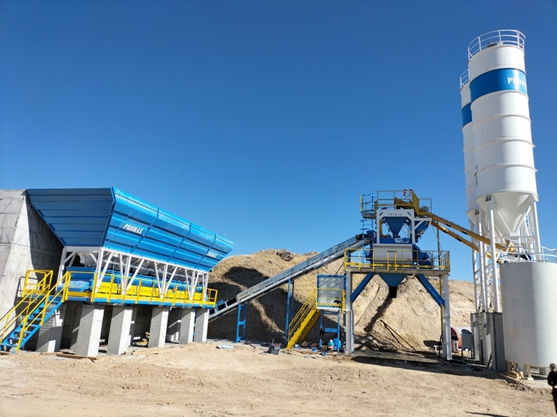 120m³/h Compact Concrete Batching Plant